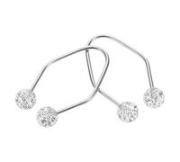 DIYEAH Dimple Enhancer Tool 1 Pair Facial Dimples Trainer for Cheeks and Face with Adjustable Intensity Made of Stainless Steel and Acrylic Easy to Wear