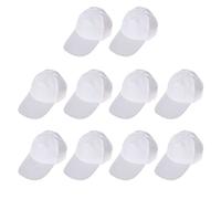 DIYEAH DIY Baseball Caps with White Painting Adjustable Empty Baseball Caps Simple Empty Caps for Adults Children Outdoor Sports DIY Graffiti Hot Embossing Caps 1 Pack