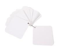 DIYEAH DIY Blank Cards 300 Sheets of Ring-Bound Note Cards for Students Writers Office School Creative Projects
