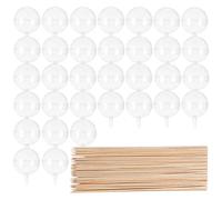 DIYEAH Diy Candy Bouquet Holders 100pcs Chocolate Crystal Ball Cup Sticks Valentines Day Box Flower Holder Florist