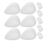 DIYEAH DIY Foam Flower Buds White Craft Foam Supplies for Wedding and Valentine Season Decorations Floral Arranging Ornaments for Creative Arts and Crafts Projects
