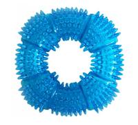 DIYEAH Dog Bite Squeaky Thorny Chew for Pets Safe Non-toxic Material Indoor Outdoor Use Funny Pet Supply for Puppy Teeth Cleaning and Boredom Random Color