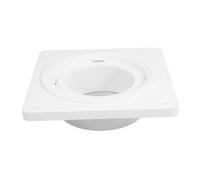 DIYEAH Dryer Vent Kit Indoor Flexible Duct Connector Wall Flange Seal Ring 4-inch Round Dryer Duct Coupler Screws and Washing Machine Venting