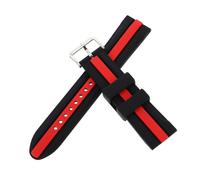 DIYEAH Dual Color Silicone Watch Band Replacement Soft Sports Strap Ergonomic Design for Comfort for Giving Special Occasions