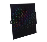 DIYEAH Dual Texture Build Plate with Star and Confetti Pattern 280x280mm Pvc Flexible Steel Platform Heat Resistant and Scratch Resistant Cold Build Plate for 3d Printer for Tpu, Pla