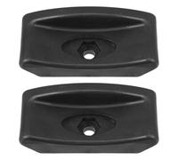 DIYEAH Dumbbell Rack Saddles 2Pcs Shock-Absorbing Weight Stand Attachment with Screw Hole for Home Gym Barbell Storage and Gym Wall Storage Compatible with Dumbbell Holders