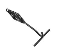 DIYEAH Dutch Oven Spiral Handle - Cast Iron Lid Lifter Hook with Dutch Bail Handle - Iron Pot Lid Support Grabber for Home Kitchen Baking Cooking Festival Use