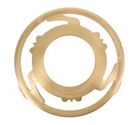 DIYEAH E14 Pure Copper Lamp Shade Holder Ring, Light Fixture Collar Ring with 28mm Copper Socket and 62mm Diameter, Lampshade Reducer for Fixture Restoration and Ceiling Light Fitting