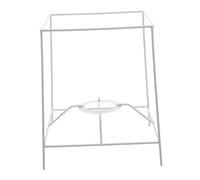 DIYEAH E27 Lamp Shade Base Iron Lamp Shade Frame E27 Light Socket Frame Iron Wire Chandelier Stand White