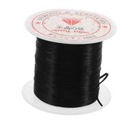 DIYEAH Elastic 0.8mm Black Hair Extension Cord 10m Crystal Stretch String Beading Thread for DIY Jewelry and Hair Extensions Crafting