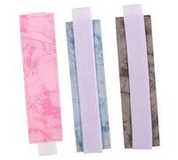 DIYEAH Elastic Band Pen Sleeve Notebook Leather Pen Pouch 3pcs Set for Journal Planner Business School