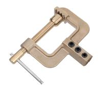 DIYEAH Electric Welder Ground Clamp with Electroplated Copper Earth Clip and Sturdy Spring Structure, Brass and Plastic Material, Easy Operation for Field Welding Jobs and Workshop Use