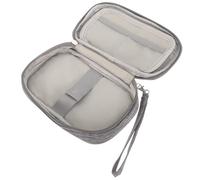 DIYEAH Electronic Organizer Case Durable Cable Charger Storage Pouch for Travel Capacity Electronics Accessory Bag for Cables Power Banks USB Drives Lightweight Scratch Resistant Grey