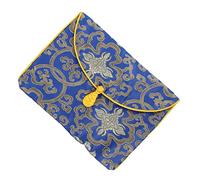 DIYEAH Elegant Chinese Style Bag Silk Drawstring Pouch for Buddhist Scriptures Confucian Classic Lection Storage