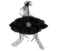 DIYEAH Elegant Lace Flower Basket: Handheld Petal Container Bin For Weddings - Floral Girl Ceremony Accessory - Decorative Bridal Flower Girl Basket