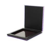 DIYEAH Empty Mermaid Magnetic Eyeshadow Palette Tray 10x10x1.4cm Small Fish Scale Pattern Makeup Storage Box for Travel and Daily Use