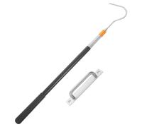 DIYEAH Extendable Attic Ladder Pull Stick and Slip-Resistant Handle | Telescoping Pole with Smooth Retractable Mechanism, No Drilling Installation, Adjustable Height for Attic and Loft Access