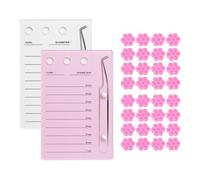 DIYEAH Eyelash Extension Tool Kit for Enhancing Grafting Efficiency with Acrylic Lash Tile Tray and Magnetic Glue Holder, Stable Support Suitable for Home and Longterm Eyelash Services