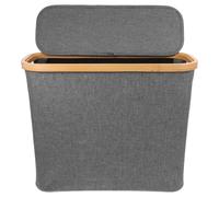 DIYEAH Fabric Toilet Paper Holder Bin with Lid Dustproof Toilet Tissue Storage Basket for Bathroom and Kitchen Large Capacity Organizer Easy to Install and Space-saving Container