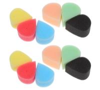DIYEAH Face Painting Sponges, 8pcs High Density Teardrop Shape Water Drop Sponges Set, Multi-color Face and Body Paint Applicators for ’s Artistic Painting and Craft Supplies