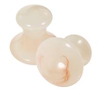 DIYEAH Facial Massage Tools Massaging Accessories Made of Resin Mushroom Shaped 2pcs with Ergonomic Design Unique and Exquisite Texture for Home Use and Gift Giving