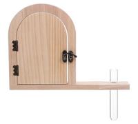DIYEAH Fairy Door Outlet Covers: Decorative Wall Outlet Plate with Test Tube Vase Childproof Socket Plug Guard for Girls Bedroom Touch-Proof Nursery Decor