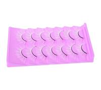 DIYEAH False Eyelashes and Cosplay Party and Many Occasions 7 Pairs White Natural Look Thick Artificial Fiber Lashes Easy to Wear Curved to Match Eyelids for Women