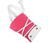 DIYEAH Fashionable Pink Hairdressing Waist Bag Pu Barber Scissors Pouch with Comb Organizer Cross Body Tool Kit for Professional Barbers and Hairdressers