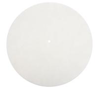 DIYEAH Felt Record Player Mat, Turntable Mat Acrylic Slipmat Anti-slip Turntable Slipmat Vinyl Record Protective Pad 11. 69 Inch Beige For Home Use