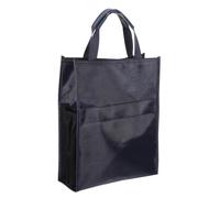 DIYEAH File Bag with Multiple Compartments Oxford Cloth with Zipper and Handle, Handheld Document Carrier Pouch Holds A4 Papers Easy Portability and Secure Storage for Work and Commutes