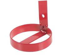 DIYEAH Fire Extinguisher Wall Bracket Heavy Duty Iron Mounting Holder with Dual Rings for Car and Boat Use Stable Fire Extinguisher Wall Mount Compatible with Models