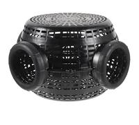 DIYEAH Fishing Trap Shrimp and Crab Cage with 4 Entrances, Sturdy Mesh Net Bait Trap for Eel, Minnow, and River Fish, Suitable for Freshwater Fishing and Outdoor Use