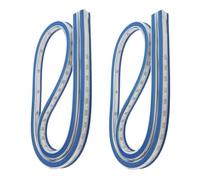 DIYEAH Flexible Curve Ruler Bendable Soft Rubber and Metal Material for Drawing and Sewing 2pcs for on Buildings and Pools