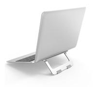 DIYEAH Foldable Laptop Stand Lightweight Aluminum Alloy Cooling Holder Non Slip Design for Steady Support Portable Laptop Riser for Devices Durable and Ventilated Laptop