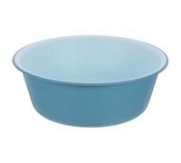 DIYEAH Foot Washing Basin and Face Wash Bowl, Large Plastic Round Tub for Kitchen and Bathroom, Suitable for Hotel and Public Settings, Dual-Tone Blue and White