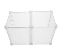 DIYEAH Freezer Partition Divider Rack Plastic Refrigerator Organizer Shelf for Kitchen Cabinet Storage Multi Compartment Fridge Basket Compatible with Various Freezer Models
