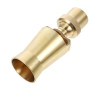 DIYEAH Full Brass Fountain Nozzle with Internal Thread Dual Spray Waterfall Sprinkler Head for Garden Ponds and Outdoor Fountains Porous Scattering Design Creates Radiant Parabolic Spray