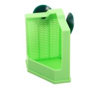 DIYEAH Gecko Food Dish, Secure Suction Mount, Plastic Reptile Feeding Cup, Wall Terrarium Glass Mount, Green, 1 Pc, for Lizard and Frog Feeding