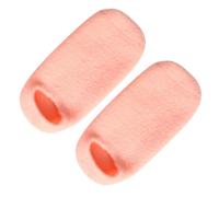 DIYEAH Gel Moisturizing Heel Socks Nylon Gel Lining, Anti-Crack Ankle Foot Care Socks for Dry Skin Repair, Orange Moisturizing Protector Suitable for Men and Women