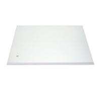 DIYEAH Glass Freezer Shelf - Universal Clear Tempered Glass Shelf For Refrigerator - Refrigerator Crisper Drawer Cover Edge Wrapped 400x280mm