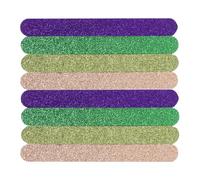 DIYEAH Glitter Nail Files for Nail Filing 20pcs with Sandpaper and Eva Material and Removing Gel Or Birthday Care Random Color for Professional Manicurist and Women During Pet Grooming