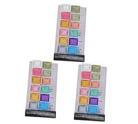 DIYEAH Glitter Pearlescent Pigment Watercolor Painting Nail Art Solid Watercolor Paints for Beginners Artists Lightweight and Portable for Decor Palette