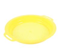 DIYEAH Gold Sifting Classifier Mesh Pan with Non-slip Handle and Plastic Material, Lightweight Filter Pan for Mining Enthusiasts and Diggers, for River Beaches and Gravel Sorting,