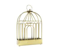 DIYEAH Golden Retro Iron Birdcage Coil Holder Innovative Home Decoration Creative Mosquito Coil Bracket for Indoor Use