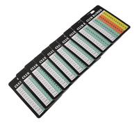 DIYEAH Golf Scorecards with Large Font Display 10pcs for Convenient Score Recording Professional Look Paper Reference Cards and Club Distance Estimation for Golf Clubs and Players