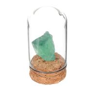 DIYEAH Green Fluorite Crystal Mineral Specimen Natural Stone for Meditation Therapy Science Kit for Educational