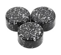 DIYEAH Guitar Pedal Footswitch Button Caps with Enhanced Visibility White Plastic 3pcs and Universal Fit for Single-effect Units and Stompbox Pedal Buttons