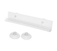 DIYEAH Hair Extension Storage Organizer No Drilling Wall Mounted Acrylic Display Rack , White Prevents Damage , Easy Access , for Hair Extension Accessories in Salon or Home