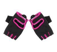 DIYEAH Half Finger Gym Gloves Non Slip Pink S/m for Men Women