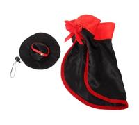 DIYEAH Halloween Dog Cape and Horn Headband Set for Dogs and Puppies, Polyester Material, Easy to Wear and Remove, Costume for Halloween Party